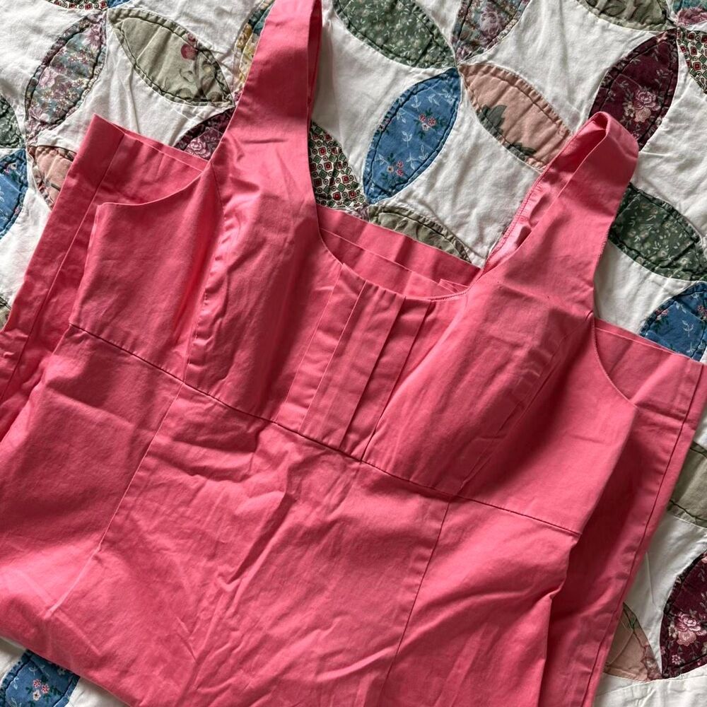 Hot Pink Sleeveless Knee-Length New York & Company Dress Size 8